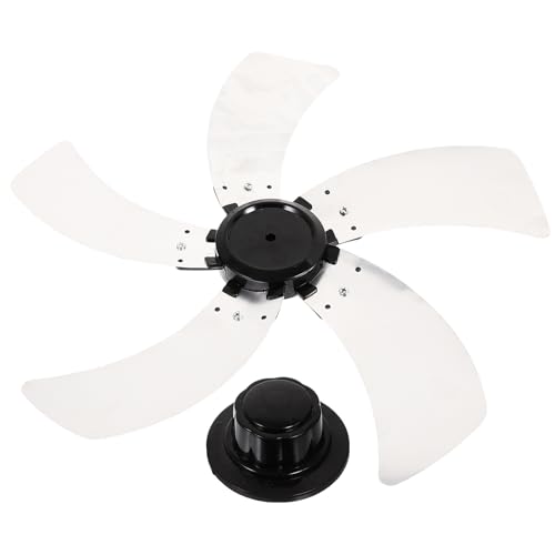 Amosfun Lüfterflügel Blätter Aluminiumlegierung 5 Blätter Lüfterflügel 18 Zoll Universeller Standfuß Tischventilator Ersatzteil Mit Mutternabdeckung von Amosfun