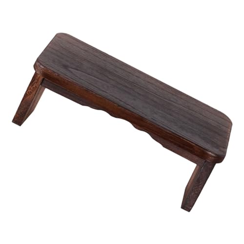 Amosfun Meditationshocker aus Massivholz Ergonomische Gebetsbank zum Knien Tragbarer Meditations Gebetshocker für Zuhause Teezeremonie und Spirituelle Praxis von Amosfun