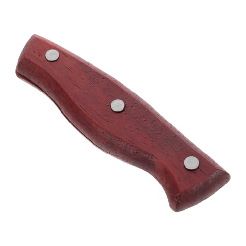 Amosfun Messerhandelzubehör Gerätegriff Universalgriff Super kleiner Kommunionbecher Messergriff Ersatz Küchenmesser Griff Messergriff-Set Austausch des Messergriffs Holz Brown von Amosfun