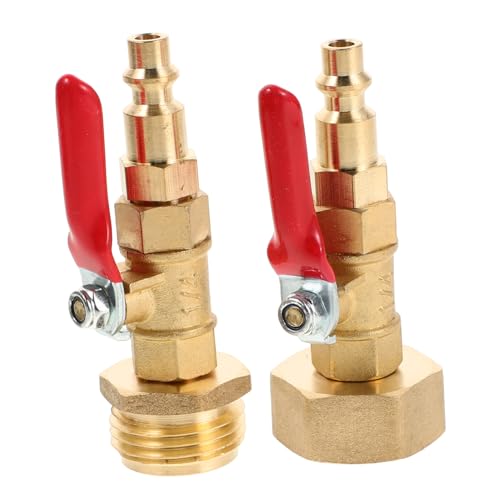 Amosfun Messing Rv Winterize Adapter Gewinde mit Schnellverbindungsstecker und Kugelhahn Frostschutz Schlauchverbinder für Camper Wohnmobil Boot Sprinklersysteme Luft-zu-Wasserschlauchadapter Amosfun Messing Rv Winterize Adapter Gewinde mit Schnellverbindungsstecker und Kugelhahn Frostschutz Schlauchverbinder für Camper Wohnmobil Boot Sprinklersysteme Luft-zu-Wasserschlauchadapter von Amosfun