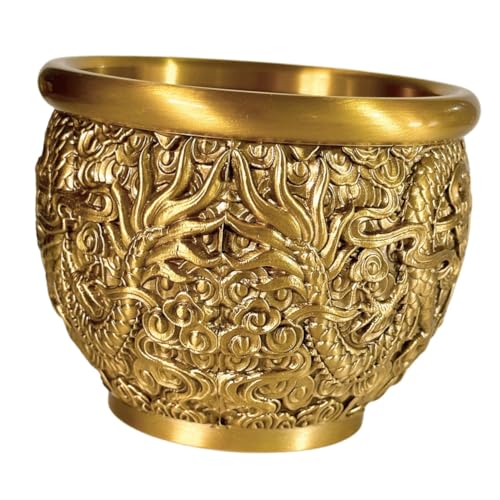 Amosfun Messingschale Opferschale Kleines Schatzbecken Glücksschale Tischschmuck Dekorativ Retro Design Für Zuhause Büro Dekoration Amosfun Messingschale Opferschale Kleines Schatzbecken Glücksschale Tischschmuck Dekorativ Retro Design Für Zuhause Büro Dekoration von Amosfun