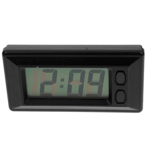 Amosfun Mini Elektronische Digitaluhr mit Großem LCD für Auto Armaturenbrett Installieren Vielseitig für Zuhause und Büro Stilvolles Schwarzes Design Kompakte Digitale Uhr mit Amosfun Mini Elektronische Digitaluhr mit Großem LCD für Auto Armaturenbrett Installieren Vielseitig für Zuhause und Büro Stilvolles Schwarzes Design Kompakte Digitale Uhr mit von Amosfun