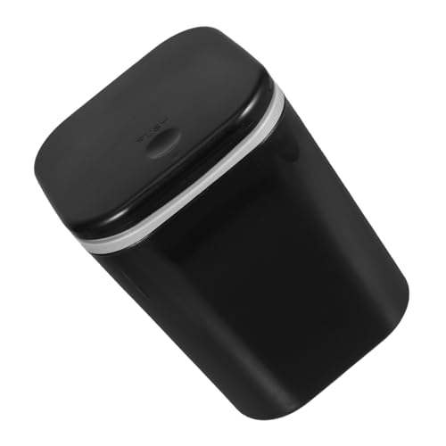 Amosfun Mini -müll Mit Deckel Kleiner Mülleimer Kleiner Desktop-mülleimer Kleine Mülldosen Mit Deckel Desktop-abfall Kann Mini-mülleimer Für Das Schlafzimmer Kleine Mülleimer Schwarz Pp von Amosfun
