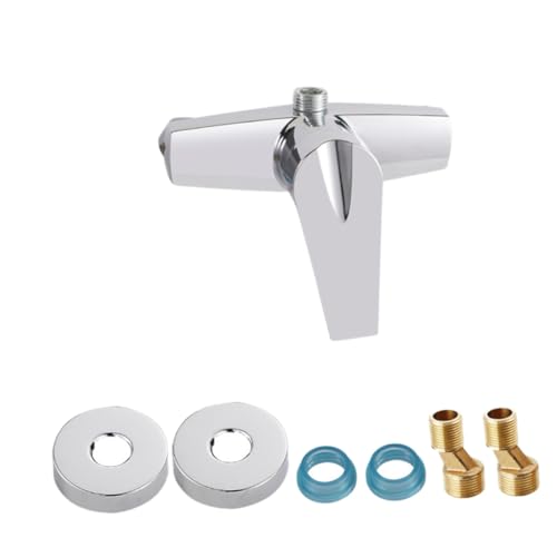 Amosfun Mischventil Duscharmatur aus Langlebigem Heiß kalt wasserregler mit Starker Durchflussleistung Stilvoller Badarmatur für Zuhause und Hotelbadezimmer Praktisches Design Einfache von Amosfun