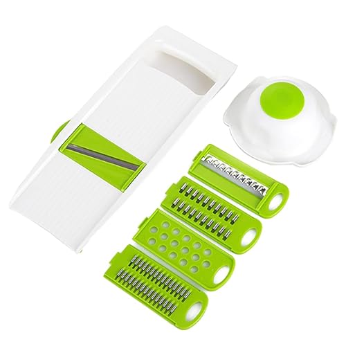 Amosfun Multifunktionaler Gemüseschneider Mit Klingen Hochwertiger Für Zerkleinern Reiben Und Schneiden Von Obst Und Gemüse Für Und Babynahrung Amosfun Multifunktionaler Gemüseschneider Mit Klingen Hochwertiger Für Zerkleinern Reiben Und Schneiden Von Obst Und Gemüse Für Und Babynahrung von Amosfun