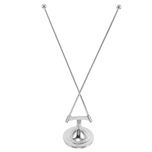 Amosfun Multipurpose Tisch Flaggenständer aus Robustem Zinklegierungs Metall Kompakte Stabile Kreuzstruktur für Büro und Heimdekoration Wiederverwendbarer Flaggenhalter mit Einfachem von Amosfun