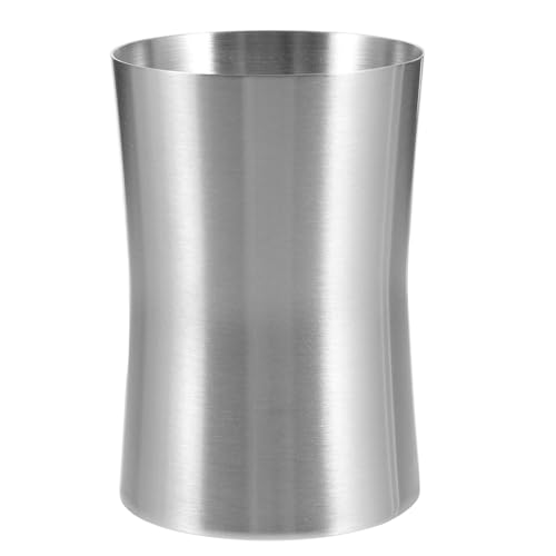 Amosfun Moderne ZahnbüRstenhalterung Aus Edelstahl, Rostfrei, Mit Zahnputzbecher, Ohne Bohren, Elegantes Design FüR Badezimmer von Amosfun
