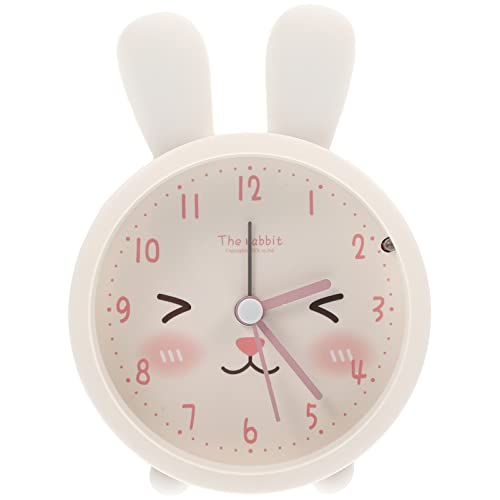 Amosfun Nachttischlampe Wecker Nicht Dekorative Tischuhr Für Schlafsaal Haushaltswecker Kleine Uhr Schreibtischdekor Praktische Uhr Ohne Batterie von Amosfun