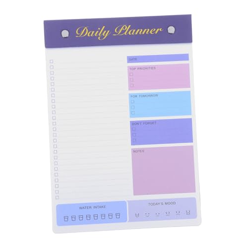 Amosfun Notizbuch Pläne Abreißnotizblock bürobedarf abreißblock organisieren Schreibtisch zum Notizblock Notizbücher schreiben Listet Notepad zu Listen Notizblock süß Papier Violett Amosfun Notizbuch Pläne Abreißnotizblock bürobedarf abreißblock organisieren Schreibtisch zum Notizblock Notizbücher schreiben Listet Notepad zu Listen Notizblock süß Papier Violett von Amosfun