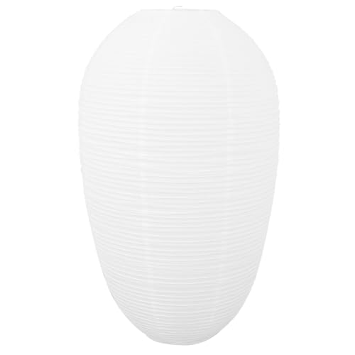 Amosfun Japanischer Papierlampenschirm für Deckenleuchten Eleganter Handgefertigter Lampenschirm aus Weißem Papier für Wohnzimmer und Schlafzimmer Stilvolle Wohnraumdekoration Vielseitig Einsetzbar von Amosfun