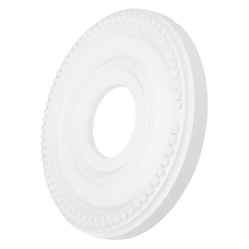 Amosfun PU Deckenmedaillon Deckenabdeckung für Ventilatoren Stilvolles Robustes Design Einfache Montage Universelle Kompatibilität zur Verschönerung von Wohnräumen von Amosfun
