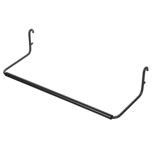 Amosfun Pegboard Papierhandtuchhalter aus Metall Erweiterbar Robuster Rollenhalter für Lochwand Platzsparend Einfaches Abreißen Geeignet für Waschraum und Schwarz von Amosfun