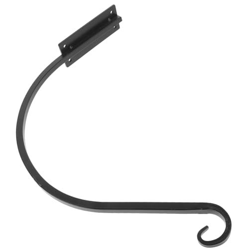 Amosfun Pflanzenhaken Wandhalterung aus Robustem Eisen Wetterfest und Rostfrei zur Sicheren Aufhängung von Pflanzkörben Laternen Windspielen im Garten Balkon und Terrasse von Amosfun