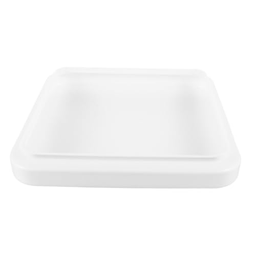 Amosfun Quadratischer LED Deckenlampenschirm aus Pflegeleichtem Moderner Lampenschirm für Schlafzimmer Balkon Küche Bad Einfache DIY Installation Blendfreies Weiches Licht zur Stilvollen von Amosfun