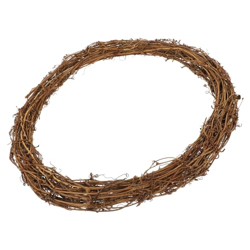 Amosfun Rattanring Weihnachtsdeko Innen Rebenkranz Hängend DIY Türkranz Rohling Für Festliche Girlande Und Wohnraumgestaltung Amosfun Rattanring Weihnachtsdeko Innen Rebenkranz Hängend DIY Türkranz Rohling Für Festliche Girlande Und Wohnraumgestaltung von Amosfun