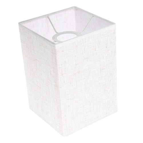 Amosfun Rechteckiger Lampenschirm aus Sicherem Stoff Abnehmbar und Waschbar Passend für Tisch Stehlampe Einfache Montage Vielseitig für Wohnzimmer Schlafzimmer Büro und Hotel Stilvolle von Amosfun