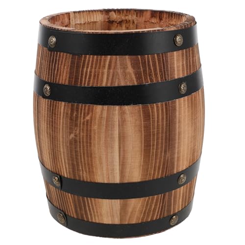 Amosfun Retro Geschirr Aufbewahrungseimer Aus Holz Schreibtisch Aufbewahrung Löffel Und Organizer Küchen Arbeitsplatten Organizer Utensilienhalter Löffel Halter Besteck von Amosfun