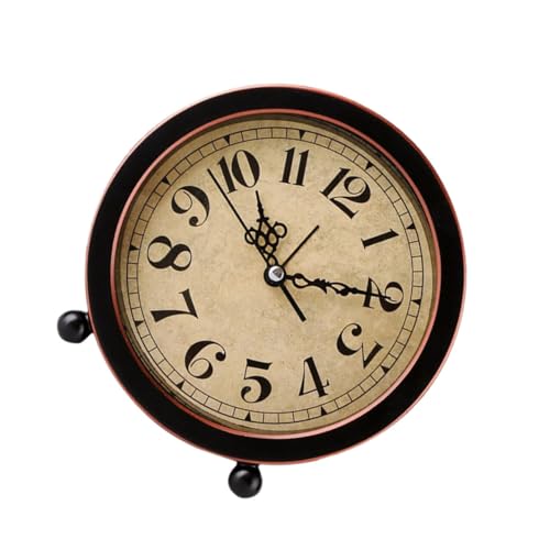 Amosfun Retro Tischuhr Vintage Alarm Clock für Schlafzimmer und Wohnzimmer Leise Dekorative Analoguhr und Praktisch für Täglichen Gebrauch Amosfun Retro Tischuhr Vintage Alarm Clock für Schlafzimmer und Wohnzimmer Leise Dekorative Analoguhr und Praktisch für Täglichen Gebrauch von Amosfun