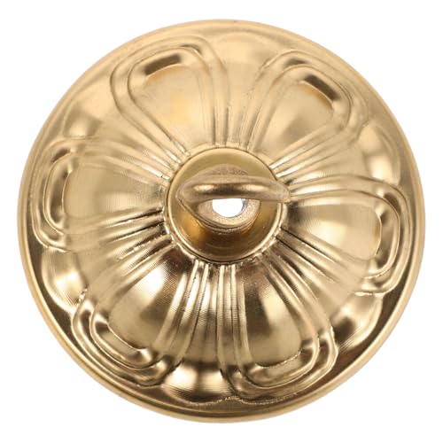 Amosfun Robuste Kupfer Deckenlampen Befestigungsplatte mit Haken Eleganter Lampenhalter für Wohnraumdekoration für Kronleuchter und Pendelleuchten von Amosfun