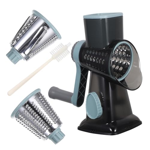 Amosfun Rotary Cheese Grater Hand Crank Küchenreibe mit Rutschfester Saugbasis Kompakt Robuste Klingen für Gleichmäßiges Schneiden von Käse Gemüse Nüssen Eier-slicer Leicht zu Reinigen Amosfun Rotary Cheese Grater Hand Crank Küchenreibe mit Rutschfester Saugbasis Kompakt Robuste Klingen für Gleichmäßiges Schneiden von Käse Gemüse Nüssen Eier-slicer Leicht zu Reinigen von Amosfun