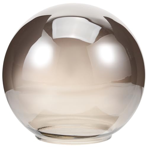 Amosfun Glas Lampenschirm Ersatz Für Kronleuchter Kunst Lampenschirm Ocker Bernstein von Amosfun