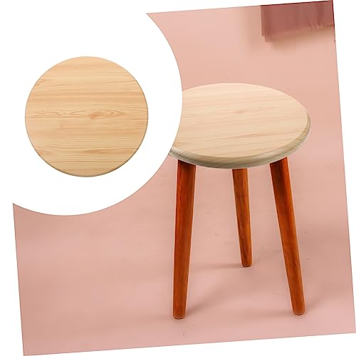 Amosfun Runder Holz Sitzersatz für Barhocker Stabile Sitzfläche Ersatz für Holzhocker Einfach zu Montieren Geeignet für Zuhause Restaurant Büro Langlebiger und Sicherer Sitzkomfort von Amosfun