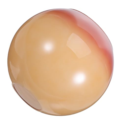 Amosfun Rundes Glas Durchmesser mit Doppelöffnung Vintage Rosa Lampenschirm für Pendelleuchte Wandlampe Kronleuchter Rustikaler Landhausstil Einfach zu Montieren von Amosfun