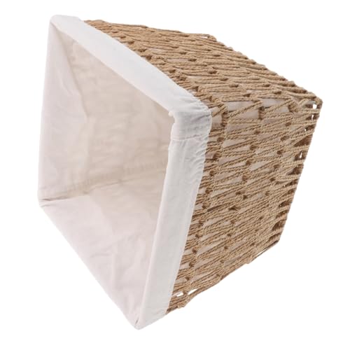 Amosfun Rustikaler gewebter Brotkorb mit Baumwollfutter, handgefertigter Papierseil-Organizer zum Servieren von Snacks und Brot, Aufbewahrungskorb für Zuhause, Esszimmer und Tischdisplay Amosfun Rustikaler gewebter Brotkorb mit Baumwollfutter, handgefertigter Papierseil-Organizer zum Servieren von Snacks und Brot, Aufbewahrungskorb für Zuhause, Esszimmer und Tischdisplay von Amosfun
