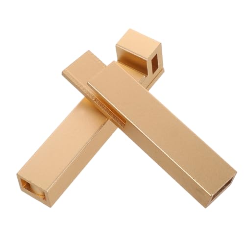 Amosfun Schiebetür Riegelschloss aus Aluminiumlegierung Anti-diebstahl Türverschluss Mattgoldfarbener Robuster Türriegel für Garage Bad Haustierbereich Fenster Einfache Montage Langlebig von Amosfun