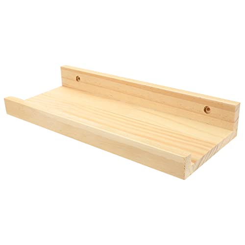 Amosfun Schwimmendes Wandregal aus Holz Kompaktes für Schlafzimmer Wohnzimmer Funktional Starke Tragfähigkeit Naturbelassene Fichte Amosfun Schwimmendes Wandregal aus Holz Kompaktes für Schlafzimmer Wohnzimmer Funktional Starke Tragfähigkeit Naturbelassene Fichte von Amosfun