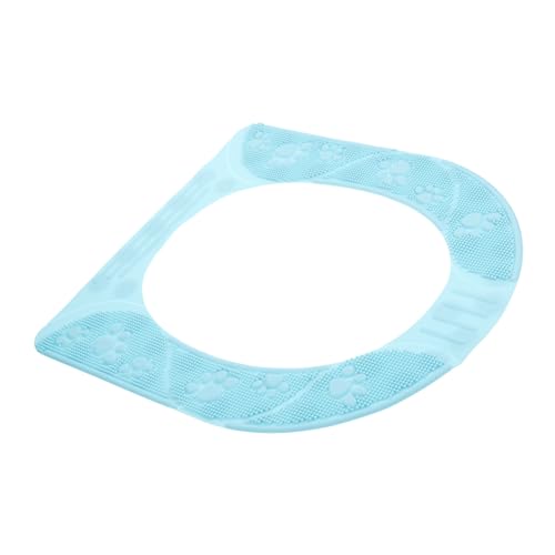 Amosfun Silikon-Toilettensitzkissen für alle Jahreszeiten, weich, bequem, rutschfest, hautfreundlich, verdickte Matte, einfach zu installieren und wiederverwendbar für Zuhause Amosfun Silikon-Toilettensitzkissen für alle Jahreszeiten, weich, bequem, rutschfest, hautfreundlich, verdickte Matte, einfach zu installieren und wiederverwendbar für Zuhause von Amosfun