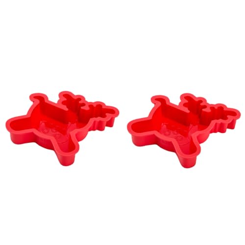 Amosfun Silikon-backformen 2er-set Rentier-plätzchenformen Exquisites Design Zum Kuchenbacken und Backen Amosfun Silikon-backformen 2er-set Rentier-plätzchenformen Exquisites Design Zum Kuchenbacken und Backen von Amosfun