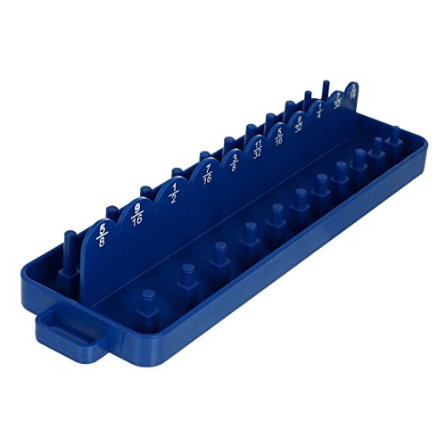 Amosfun Socket Organizer aus Langlebiger Sleeve Container mit Verstellbaren Höhen Hoher Tragfähigkeit Sicherer Halter für Kurze und Lange Steckschlüssel Vielseitig für und Werkzeugeinsatz von Amosfun