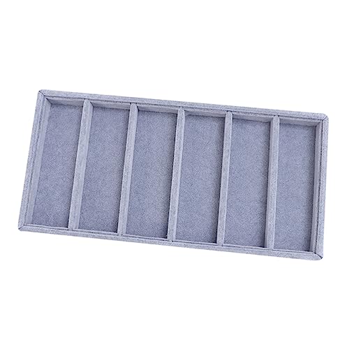 Amosfun Sonnenbrillen Display Box Hochwertigem Multifunktionales Brillen Organizer Tablett zur Aufbewahrung und Schutz Schmuck Display für Mehrere Brillen Kratzfest Design von Amosfun