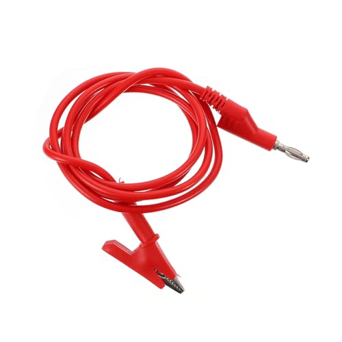 Amosfun Stapelbarer Bananenstecker Messkabel mit Isolierter Gummikrokodilklemme Rot Elektrische Testleitung für Multimeter Prüfspitzen und Elektronische Anwendungen Amosfun Stapelbarer Bananenstecker Messkabel mit Isolierter Gummikrokodilklemme Rot Elektrische Testleitung für Multimeter Prüfspitzen und Elektronische Anwendungen von Amosfun
