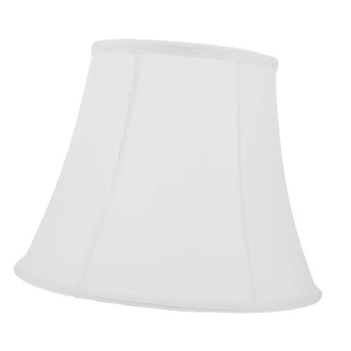 Amosfun Stoff-lampenschirm Abdeckung Weiß Zusammenklappbar Abnehmbar Kompatibel mit Tisch Stehlampen Kleine Lampenschirme Kronleuchter und Deckenleuchten Platzsparend Vielseitig Einsetzbar von Amosfun