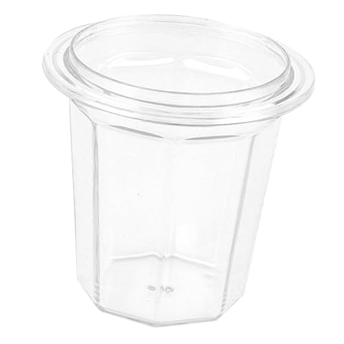 Amosfun Streukaffeepulver Dosierbecher, transparentes Kaffeemaschinen-Zubehör mit Pulverfüllung, Design für saubere Unordnung, Espressozubereitung von Amosfun