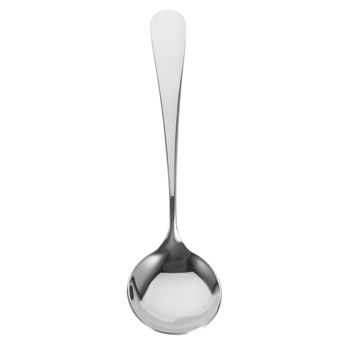 Amosfun Suppenkelle Praktische und Küchenlöffel zum Kochen und Servieren Ergonomisches Design Leicht und Tragbar für Einsatz zu Hause oder Beim Picknick von Amosfun