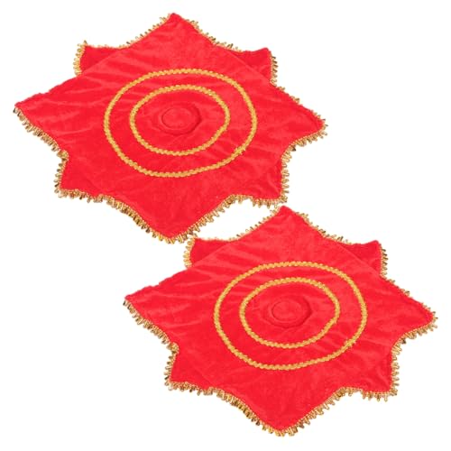 Amosfun Tanz Handtuch Samt Handkerchiefs Rot Angenehm Langlebig Bühnenrequisit für Chinesischen Zweipersonen Tanz für Neujahrsfest und Frühlingsfest Amosfun Tanz Handtuch Samt Handkerchiefs Rot Angenehm Langlebig Bühnenrequisit für Chinesischen Zweipersonen Tanz für Neujahrsfest und Frühlingsfest von Amosfun
