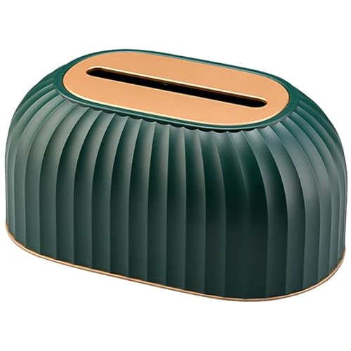 Amosfun Tissue Box Organizer Tisch Serviette Tissue Box Spender Grün Einfach Büro von Amosfun