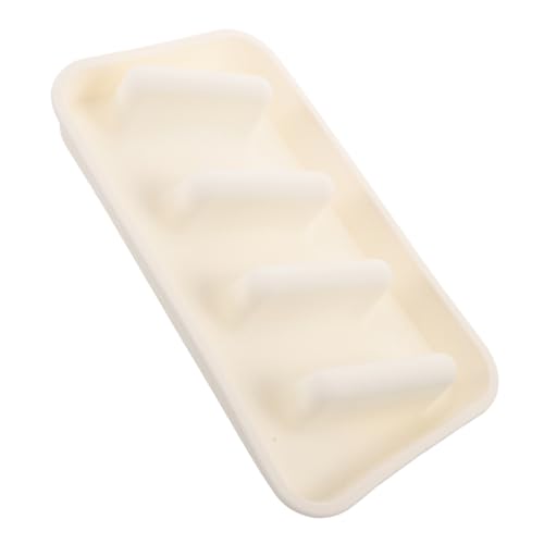 Amosfun Tortilla Rack Taco Rack Taco Servierplatte Tortillas Silikon Tablett Silikon Servierplatte Küche Burrito Ständer Kieselgel Beige von Amosfun
