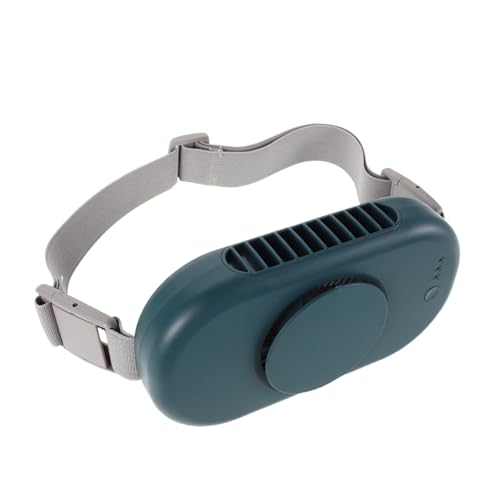 Amosfun Tragbarer Taillenventilator mit Starkem Luftzug USB Wiederaufladbar Gürtelventilator für Outdoor Arbeit Wandern Angeln Unterwegs Kühlung ohne Hände von Amosfun