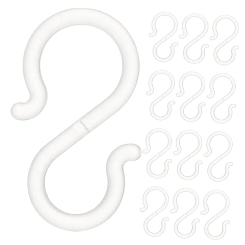 Amosfun Transparente S-Haken für Autositz und Supermarktregale, transparente Haken zum Aufhängen für Etiketten, Taschen und zum Organisieren von Gegenständen, multifunktionales und stabiles Design, 20 Amosfun Transparente S-Haken für Autositz und Supermarktregale, transparente Haken zum Aufhängen für Etiketten, Taschen und zum Organisieren von Gegenständen, multifunktionales und stabiles Design, 20 von Amosfun