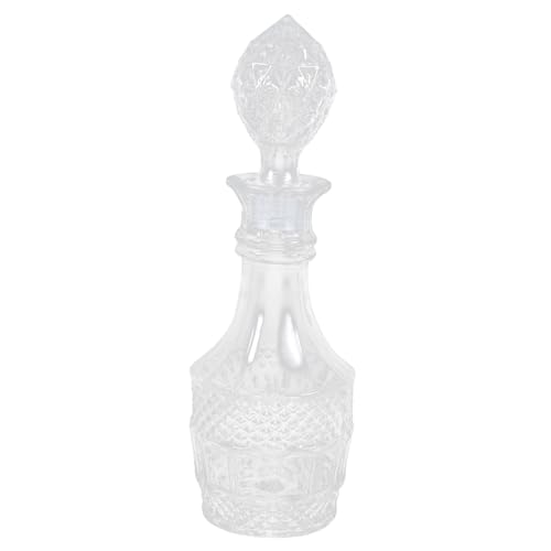 Amosfun Elegante Rotwein Likör Decanter 500ml Glas Whisky Flasche Sicher Glatte Touch von Amosfun