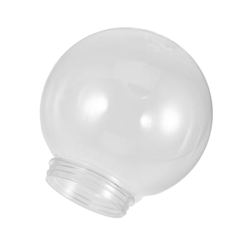 Amosfun Transparenter Kugel Lampenschirm aus Runder Ersatzschirm mit Öffnung Wetterfester Lampenabdeckung für Außenwandleuchte Garten und Straßenlaternen Geeignet von Amosfun