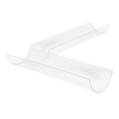 Amosfun U-förmige Acryl-Kuchenrollen-Setter-Form zum Backen, leicht zu reinigen, Rollenhalter, Backgeschirr für Hobbybäcker und Küchen-Backbegeisterte, klein, 2 Stück von Amosfun