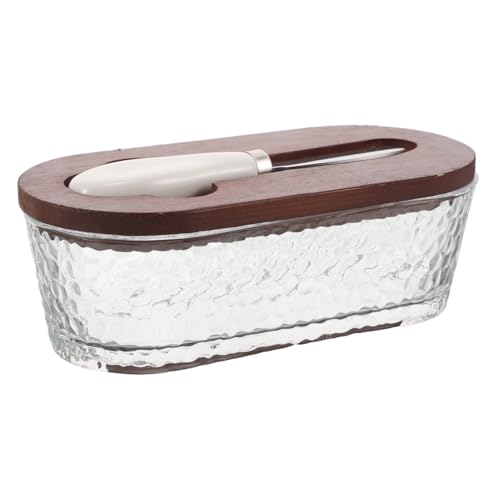Amosfun Versiegelt Knackiger Abgedeckte Butterdose Mit Deckel Stick Butterhalter Butterwanne Mit Deckel Französischer Butterhalter Vintage -buttergericht Mit Abdeckung Kaffee Glas Amosfun Versiegelt Knackiger Abgedeckte Butterdose Mit Deckel Stick Butterhalter Butterwanne Mit Deckel Französischer Butterhalter Vintage -buttergericht Mit Abdeckung Kaffee Glas von Amosfun