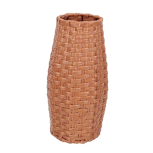 Amosfun Vintage Dekorative Vase Schmal aus Geflochtenem Material für Getrocknete Blumen Rustikaler Landhausstil Blumentopf für Wohnzimmer und Büro Stabiles Design als Stilvolles Amosfun Vintage Dekorative Vase Schmal aus Geflochtenem Material für Getrocknete Blumen Rustikaler Landhausstil Blumentopf für Wohnzimmer und Büro Stabiles Design als Stilvolles von Amosfun