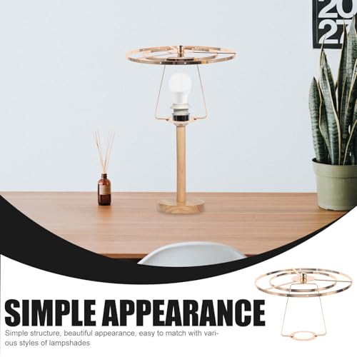 Amosfun Vintage Lampenschirmhalterung aus Stabilem DIY Lampenzubehör für Tisch Deckenlampen Einfach zu Montieren Vielseitig Einsetzbar für Zuhause Gastronomiebereich Langlebiger von Amosfun