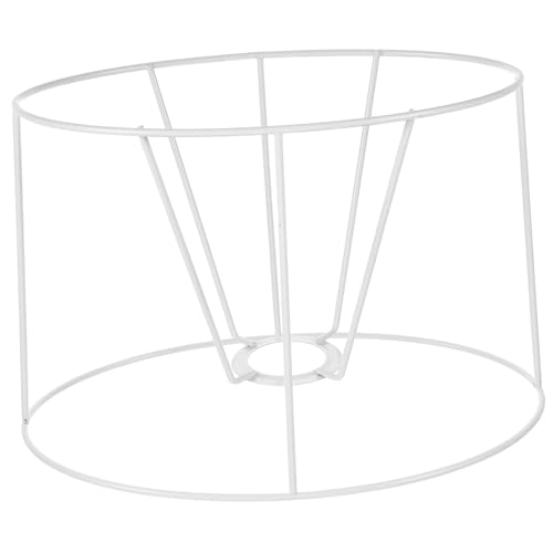 Amosfun Vintage Metall Lampenfassung Ovaler Lampenschirmhalter DIY Kronleuchter Rahmen für Wohnzimmer Schlafzimmer Installieren Retro Europäischer Stil Verstellbare Lichtausrichtung von Amosfun